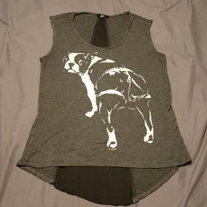 Boston Terrier tank